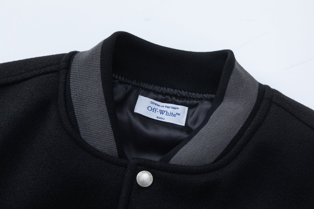 OFF WHITE Golf Varsity Jacket