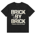 VLONE Cartoon graphic studded letter T-shirts